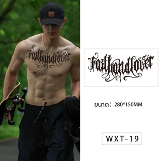 แทททู ติดหน้าอก กันน้ำ กันรอย ติดทน15วัน ติดกลับ ติดเอว ลายญี่ปุ่น ลายมังกรจีน รอยสักสมุนไพร แทททูแผงหน้าอก