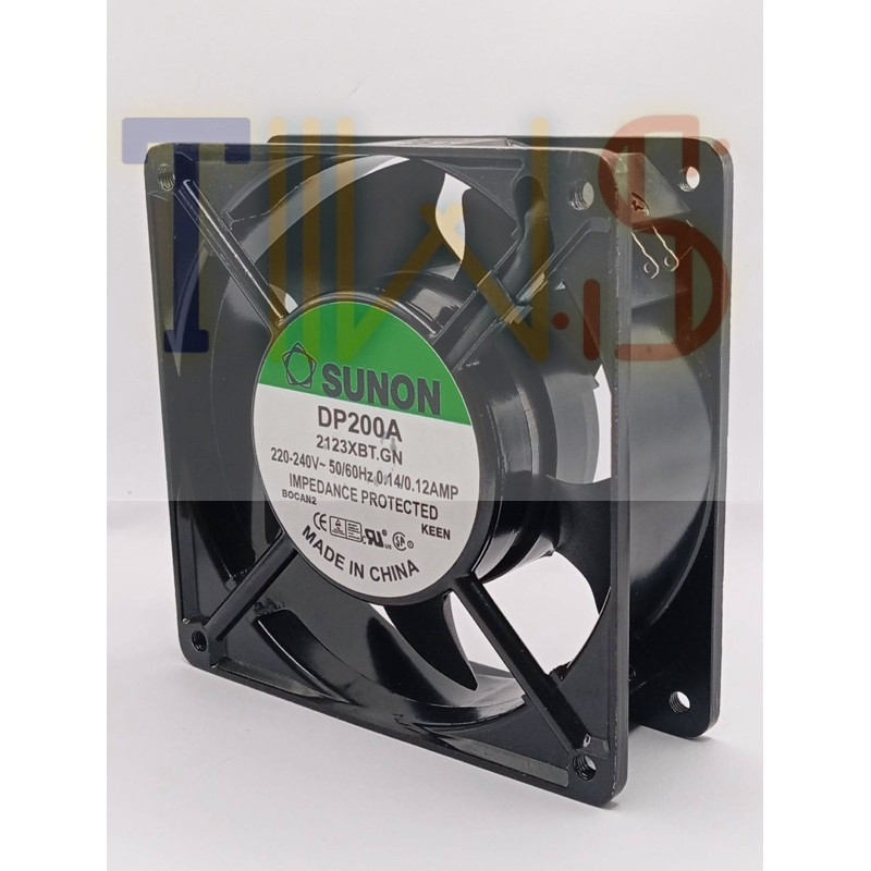 ร้านในไทย! SUNON DP200A พัดลม120*120 4 1/2 ขนาด 2123XBT.GN 220-240V~ 50/60Hz 0.14/0.12AMP