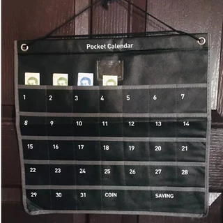 ปฏิทินออมเงิน มินิมอล planner แบบแขวนผนัง มีให้เลือก 3 สี ขนาดกว้าง 41 x 43 ซม.