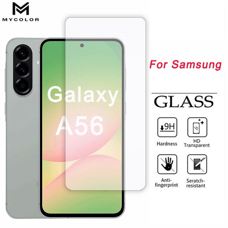 ฟิล์มกระจกนิรภัยกันรอยหน้าจอสําหรับ Samsung ss Galaxy A56 A55 A54 A36 A35 A26 A25 A17 A07 A16 A15 A14 A06 A05 A05s 5G 4G 2025