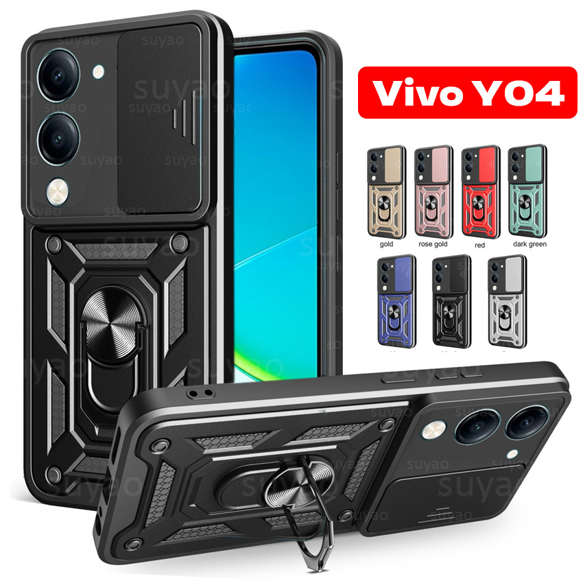 สําหรับ Vivo Y04 Y39 Y29 Y29S Y29T Y19S Pro 2025 เคสโทรศัพท์แหวนขาตั้งผู้ถือปลอก VivoY04 VivoY39 เลน