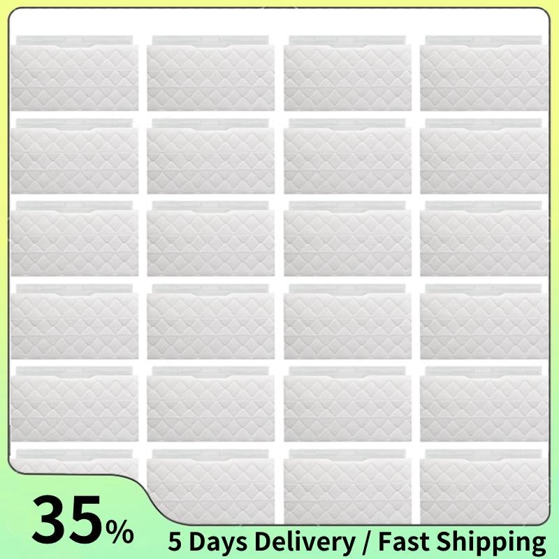 24 แพ็ค VACMOP เปลี่ยนแผ่นสําหรับ VM252 VM200 VM190 VM250 VM251 Vacumn Mop,แผ่นซับแบบใช้แล้วทิ้ง