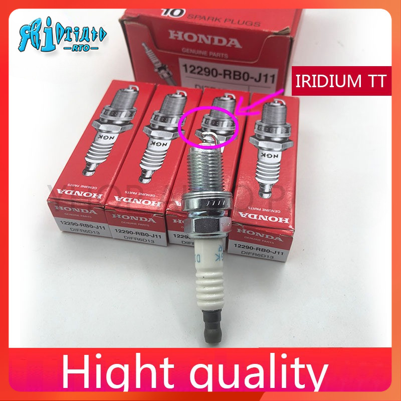 Honda CITY GM6 JAZZ GK 2014-2018SPARK PLUG IRIDIUM (1.Set=4ชิ้น)difr6d13/12290-rb0-j11