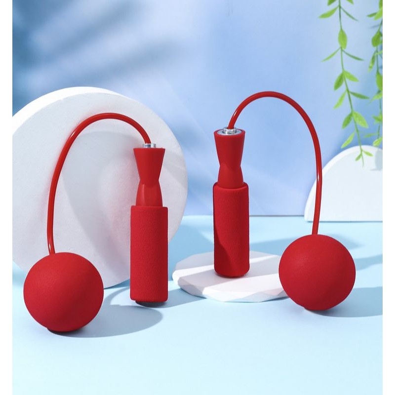 ฟิตเนสสองวัตถุประสงค์เชือกกระโดดไร้สายลูกบอลรับน้ําหนักเชือกกระโดดไร้สายฟิตเนสในร่มกีฬาเชือกกระโดดไร้สาย G3216 - รูปที่ 5