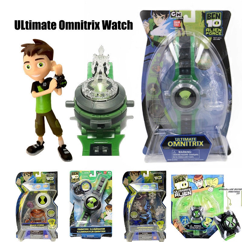 Ben 10 Ultimate Omnitrix นาฬิกาสไตล์โปรเจคเตอร์ Ben ของเล่นของขวัญสําหรับเด็ก