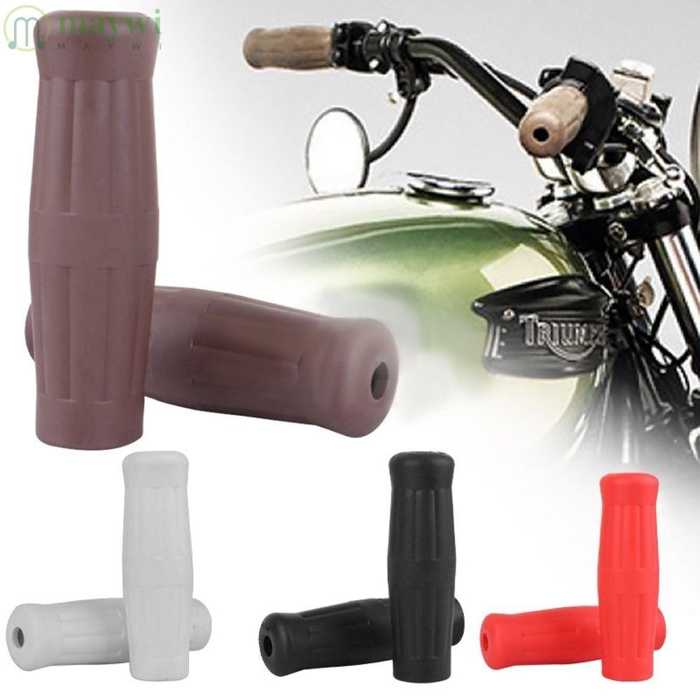 Maywi ปลอกแฮนด์มือจับยาง กันลื่น สไตล์วินเทจ คลาสสิก สําหรับรถจักรยานยนต์ Harley