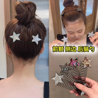 หวีดึงผม ลายดอกคามิเลีย แบบมองไม่เห็น สําหรับเด็ก