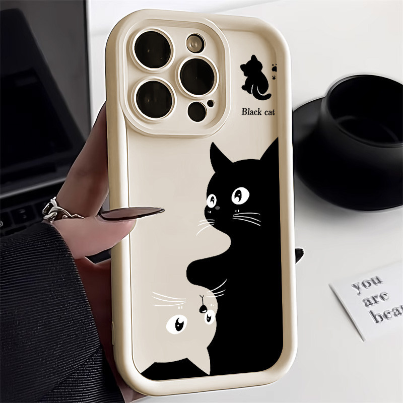 เคสโทรศัพท์มือถือแบบนิ่ม TPU ใส กันกระแทก for iPhone 15 11 13 14 16 12 Pro Max 14 6 7 8 Plus XR XS Max X SE 11 Pro 13
