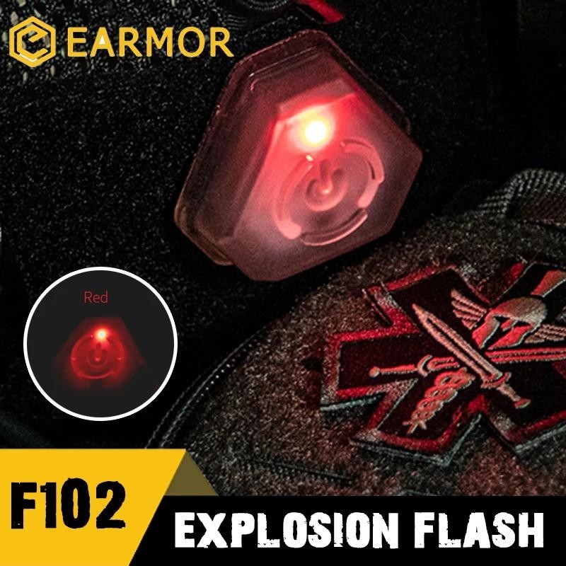 Earmor F102 ไฟแฟลชติดหมวกกันน็อคยุทธวิธี SurvivaL