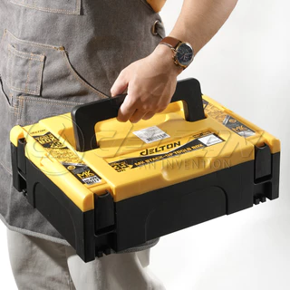DELTON กล่องเครื่องมือช่าง 20kg / 35kg เก็บเครื่องมือ แบตเตอรี่ อเนกประสงค์ MK-Series มีแผ่นโฟม EPE กันกระแทกภายในกล่อง