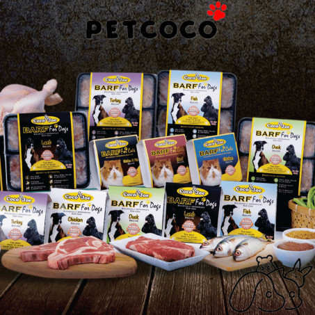 สัตว์เลี้ยงโคโคโค 🐾 (จัดส่งทันทีเท่านั้น) Coco & Joe Barf Raw Food For Cats & Dogs (300g และ 1kg)