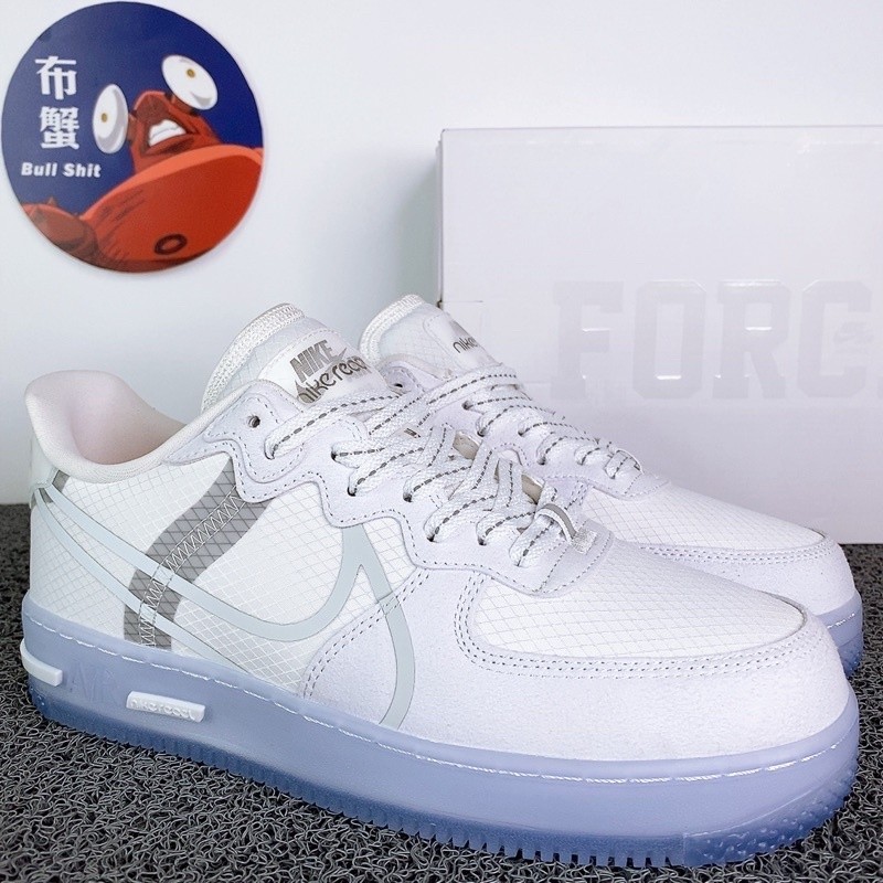 Nike Air Force 1 รองเท้าผ้าใบ ลําลอง สะท้อนแสง 3M สีขาว สีเทา คุณภาพสูง AF1 CQ8879-100
