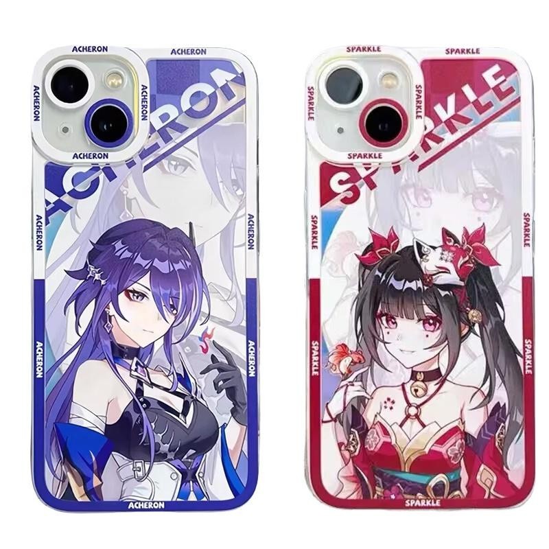 เคสโทรศัพท์มือถือ ลาย Honkai Star Rail Spakle Acheron สําหรับ Realme C53 C51 C55 C67 C33 C30 C35 C31 C21Y C25Y C20 C11 2021 C15 C12 C21 3 5 6 7 5i 6i 7i 8i 9i C17 9 10 Pro Plus 8 5G เคสโทรศัพท์ แบบนิ่ม