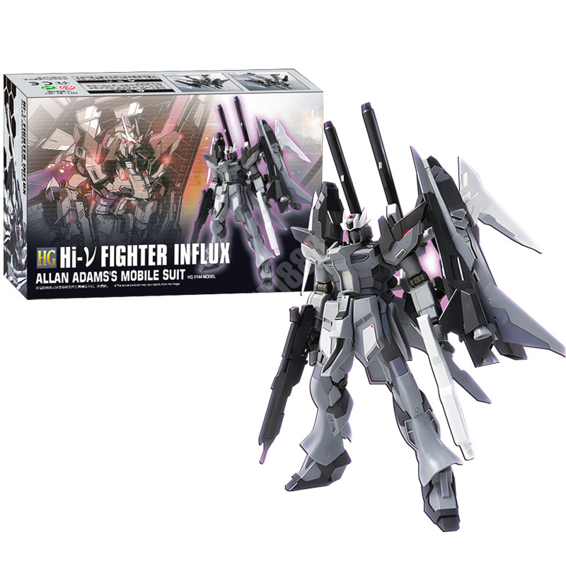 กันดั้ม สินค้าใหม่ ฟิกเกอร์กันดั้ม Hi-V Fighter Influx Gundam HG 1/144 Hi-Nu Allan Adams's Sengoku Astray Gundam Psycho zaku Schwarzette phenex Aerial Gundam ของเล่นสําหรับเด็ก