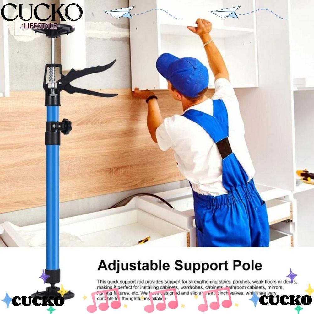 Cucko ขาตั้งแจ็คยกของ แบบเหล็ก ประหยัดแรงงาน ปรับระดับได้ สําหรับติดผนังตู้เสื้อผ้า ลิฟท์