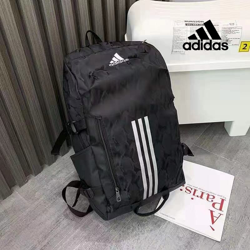 Adidas กระเป๋าเป้แฟชั่นลำลองสำหรับผู้ชายและผู้หญิงรุ่นใหม่