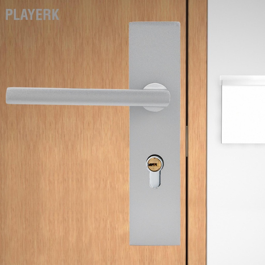 Playerk สไตล์ยุโรปมือจับประตูล็อคในร่มห้องนอนห้องนั่งเล่นวิศวกรรมการรักษาความปลอดภัยLockset