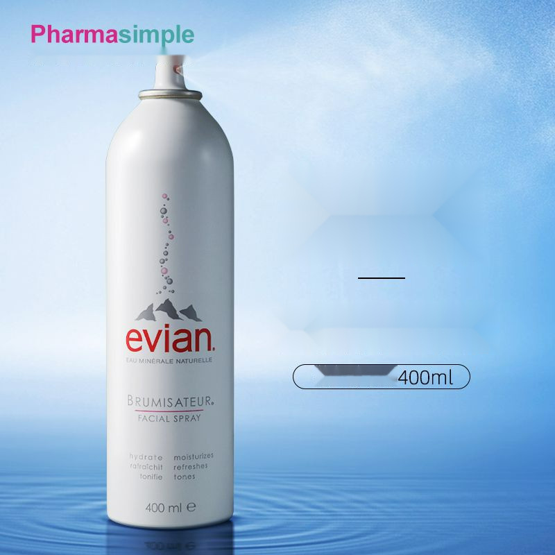 Ladies Evian น้ำแร่ธรรมชาติสเปรย์บำรุงผิวหน้าแต่งหน้าโทนเนอร์ให้ความชุ่มชื้น