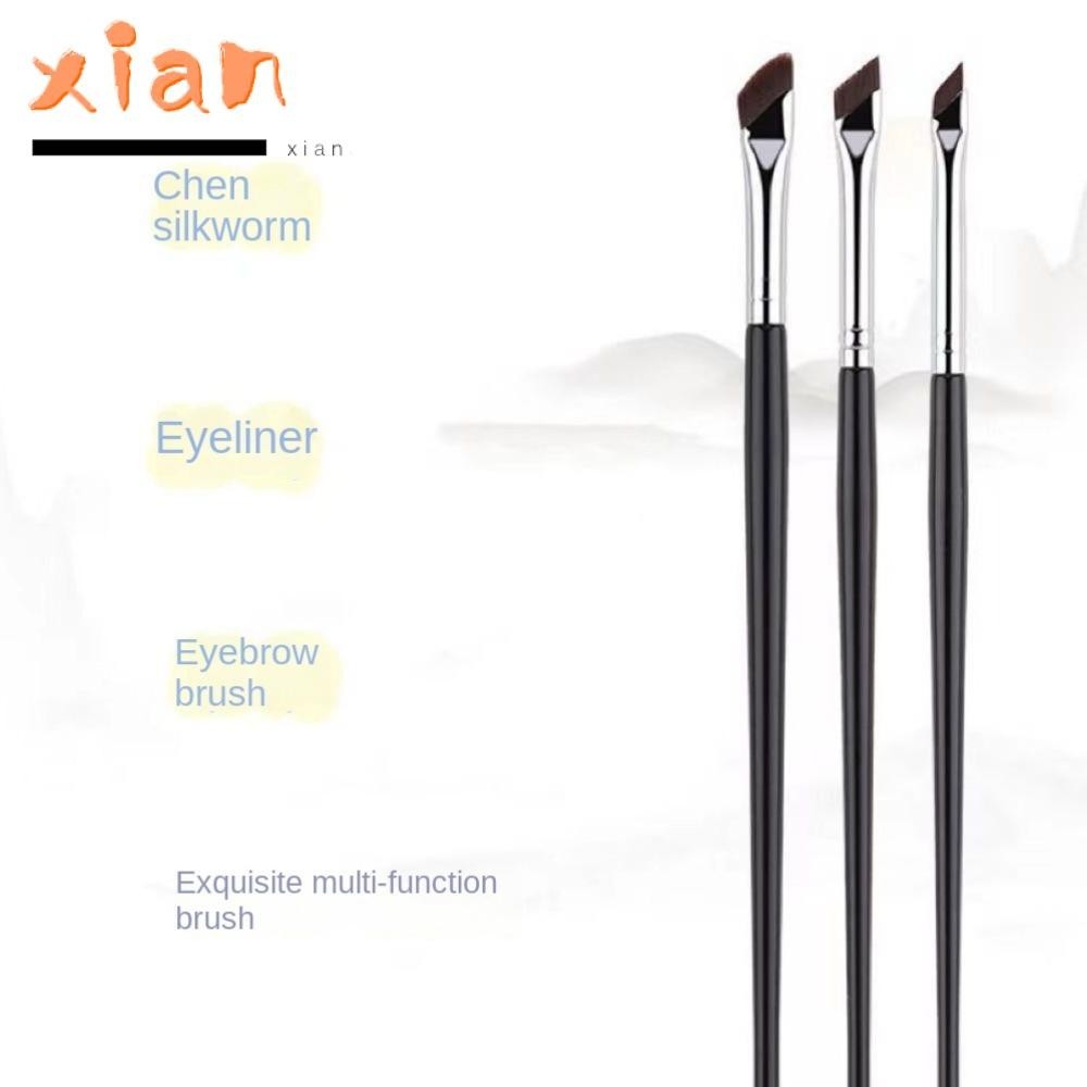 Xianen Blade Eyeliner Brush, Fine Angle Ultra Thin Eyebrow Brush,รายละเอียดแปรง Brow Contour อัพเกรด Professional แปรงแต ่ งหน ้ าเครื ่ องมือแต ่ งหน ้ า