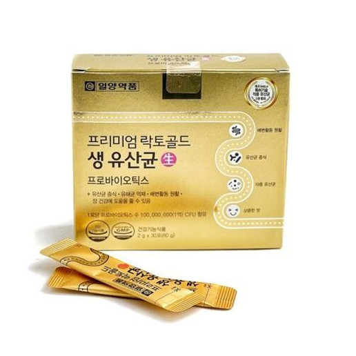 [ พร้อมส่ง / แท้ ] ilyang Premium Lacto Gold Probiotics 30 ซอง อิลยางแลตโตฟิต ช่วยย่อยอาหาร