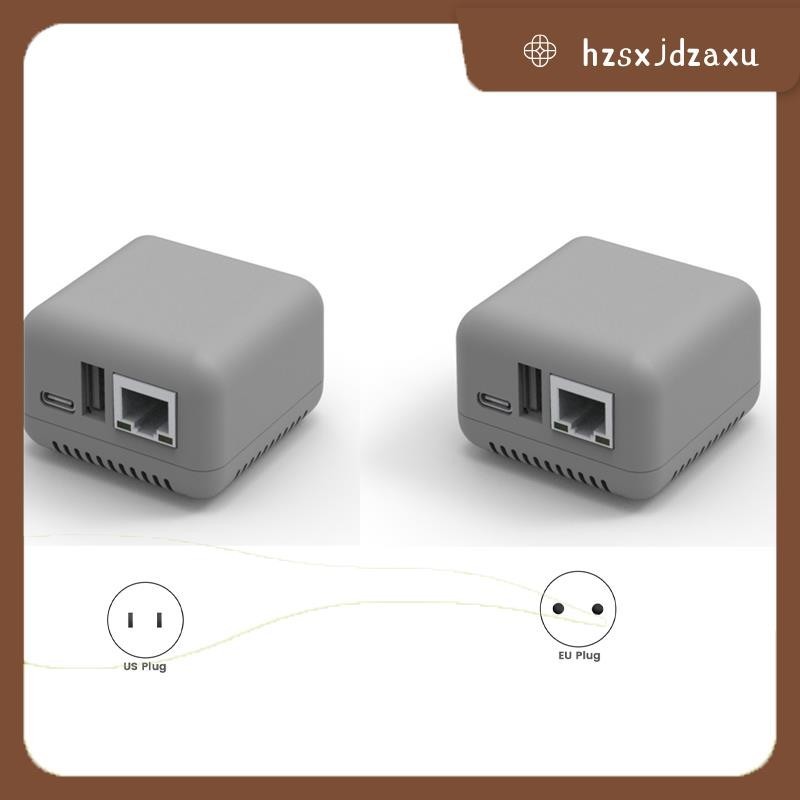 【hzsxjdzaxu 】WiFi Network BT 4.0 Print Server Networking USB 2.0 Port Fast 10/100Mbps RJ-45 LAN Port Ethernet Print Network