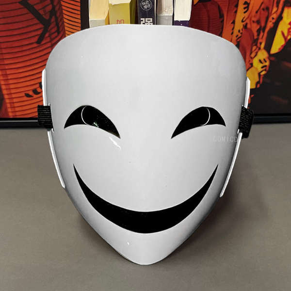 Glowing Dark Bullet Leeches Shadow Mask Full Face Clown Black Contractor Phantom Thief Kidd ฮาโลวีน