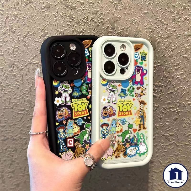 เคส Toy Story น่ารัก เข้ากันได้สำหรับ VIVO Y21 Y17s Y20 Y36 Y27 Y21s Y16 Y15s Y17 Y12i Y02 Y22 Y15 Y12 Y91 Y12s Y02s