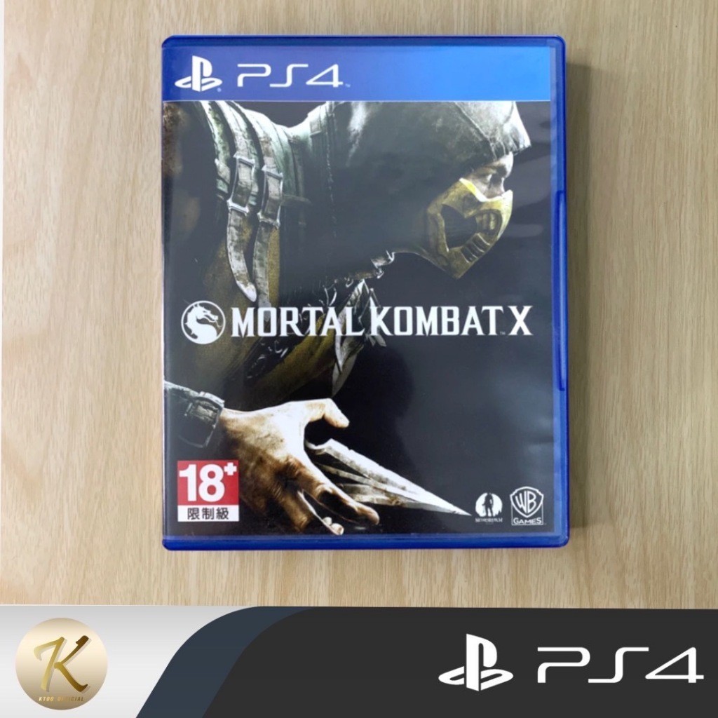 แผ่นเกมส์ PS4 : Mortal Kombat X / XL  📍(มอร์ทัล คอมแบท เอ็กซ์) (แผ่นมือสอง) สินค้าพร้อมจัดส่ง