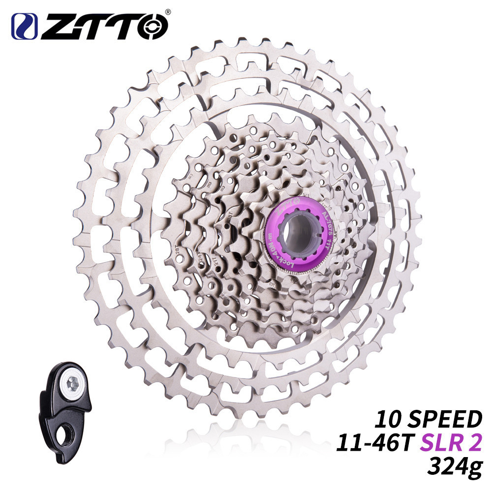 ZT 10 Speed 11-46T SLR 2 Bicycle Cassette HG Compatible 10s ultralight 46T CNC 10v k7 For MTB XX X0 