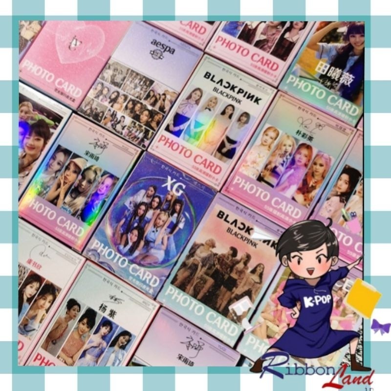 ( 55 แผ ่ น ) Kpop All Member 1S Band PC Hologram Photocard Fan Collection