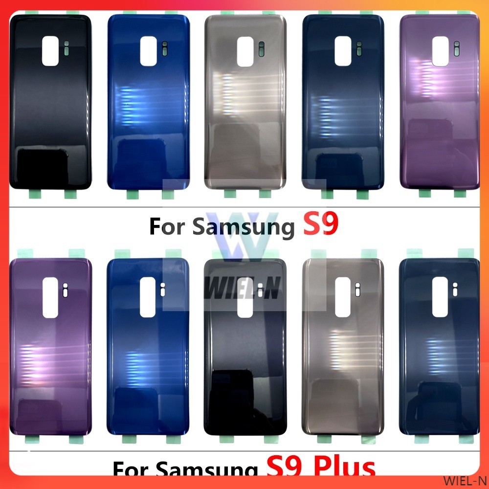เปลี่ยนฝาครอบกระจกสำหรับ Samsung S9 S9 Plus ฝาครอบด้านหลัง