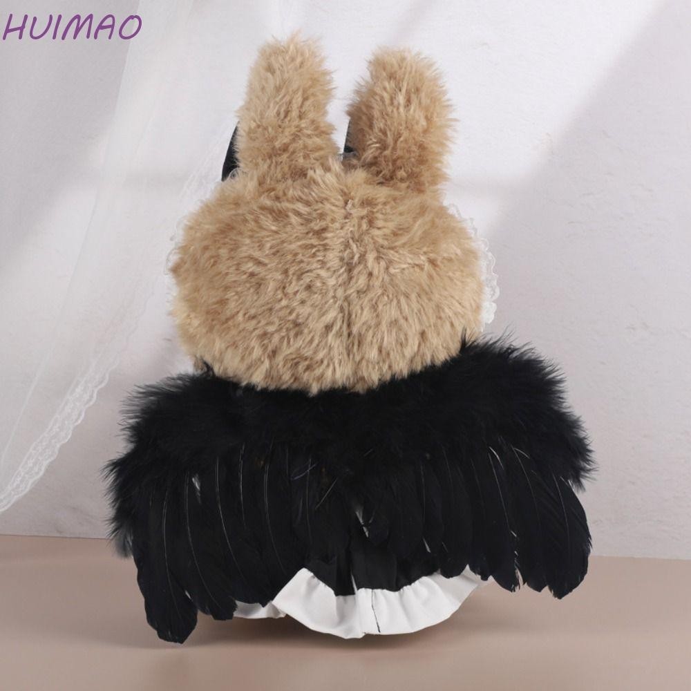 Huimao Black Swan Labubu ตุ ๊ กตา Dress, Labubu Time To Chill Kuromi Labubu Time Clothes, Soft Bow Zimomo Kawaii Labubu Colth ปีกของขวัญวันเกิด