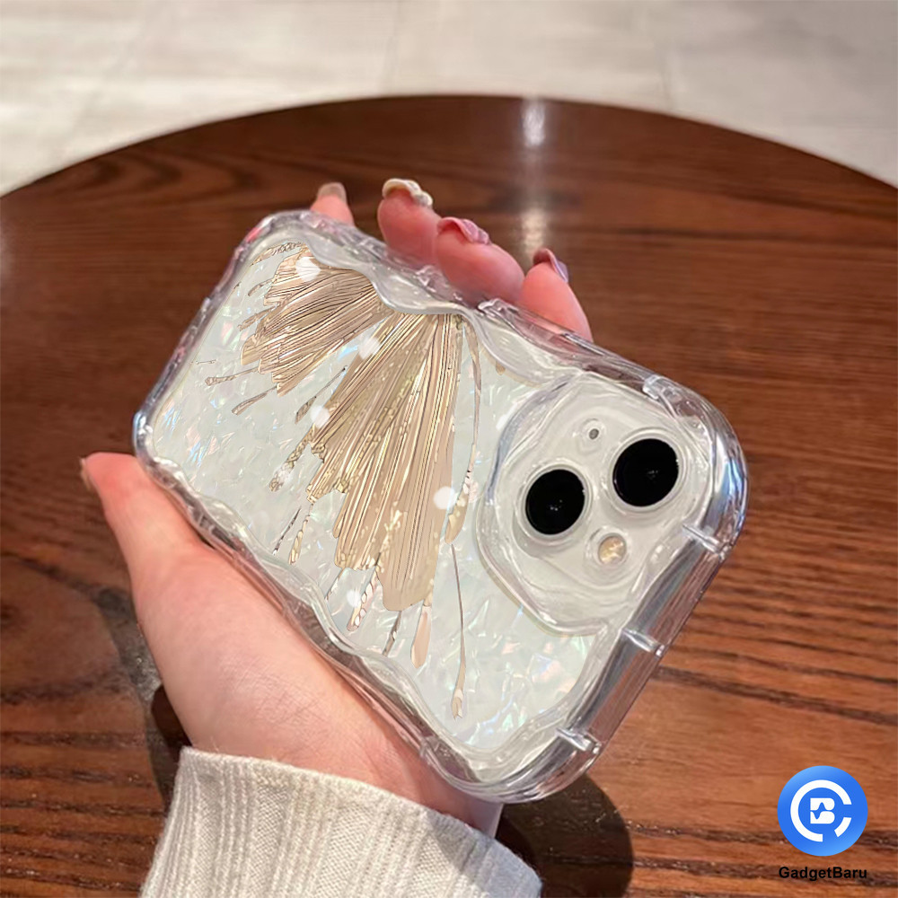 HP Gold ผีเสื้อถุงลมนิรภัยใสป้องกันการล่มสลายสําหรับ OPPO A38 A8 A18 A58 A78 A16 A17 A17K A11K A23 A