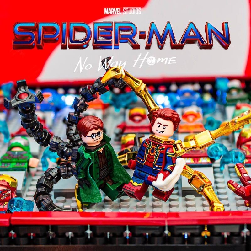 Marvel Spider-Man 3 Heroes Returnless Avengers 4 ดร . Octopus Minifigure ประกอบบล ็ อกตัวต ่ อเข ้ ากันได ้ กับ Lego AYRI