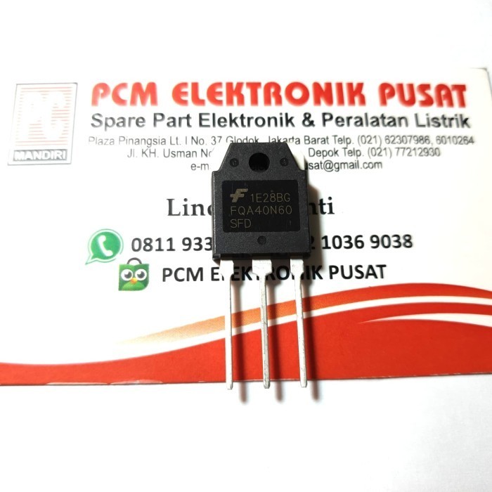 ทรานซิสเตอร์ mosfet FQA 40 N 60 40N60 ตัวเครื่องใหญ่ -op35