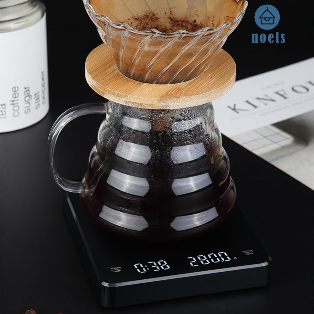 [Noel.th ] 5 # Pour Over Drip Espresso Scale Digital Espresso Scale จอแสดงผล LCD Coffee Suppl