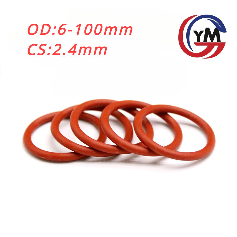 [ Ymh -y] โอริง ORing O-ring ยางโอริง VMQ เลือกขนาดได้ (OD6-100 mm * CS2.4mm )