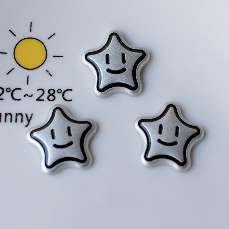 Minmin Silver Matte Silver สีเทากระต่ายหมี Love เครื่องประดับ DIY Jibitz INS รองเท้า Accessorie รองเท้าหัวเข็มขัดตกแต่ง