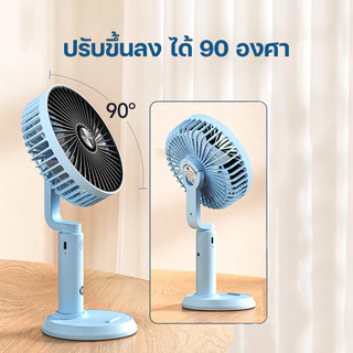 DP-7640 พัดลมมือถือ พัดลมพกพา ชาร์จแบต USB Type-C ลมแรง 3 ระดับ ปรับองศาขึ้นลงได้ วางมือถือ Mini Fan