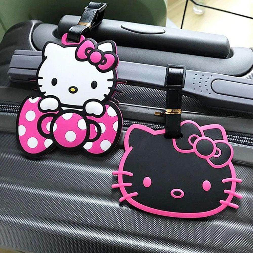 Back2life แท็กกระเป๋าการ์ตูน, Boarding Pass PVC เครื่องบินแท็กกระเป๋าเดินทาง, Fasion Kitty Cat Baggage ชื่อแท็กข้อมูลการ์ด Boarding Pass Tag หญิง