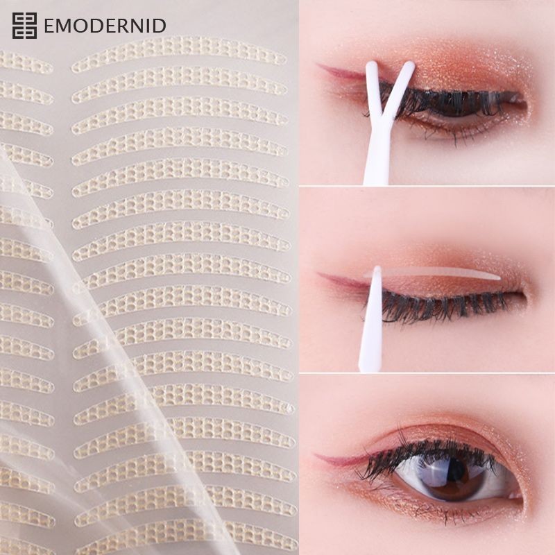 สติ๊กเกอร์ตาสองชั้น เทปปิดตา ไร้รอย สีผิวธรรมชาติ มองไม่เห็น ติดทน Eyelid Tape 24 คู่