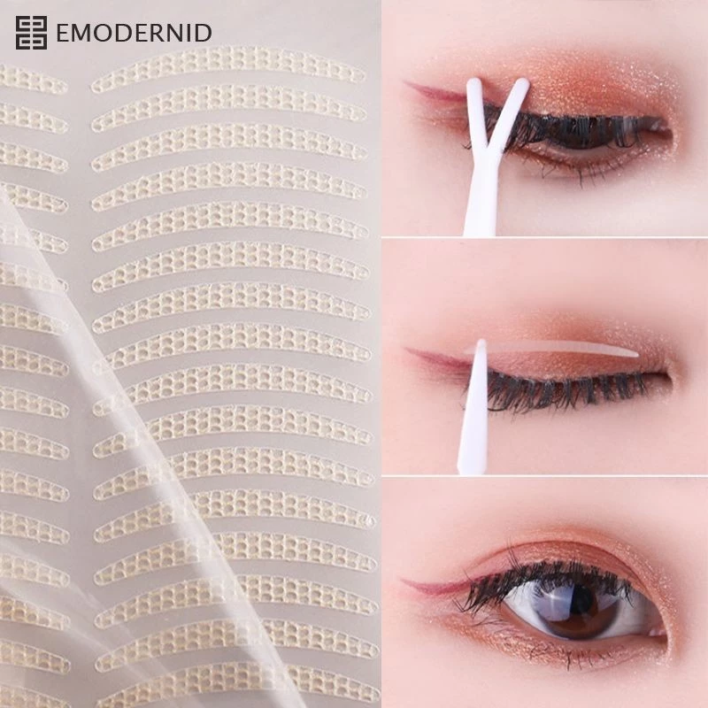 สติ๊กเกอร์ตาสองชั้น เทปปิดตา ไร้รอย สีผิวธรรมชาติ มองไม่เห็น ติดทน Eyelid Tape 24 คู่