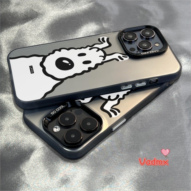 น่ารักสีขาวสุนัขสําหรับxiaomi 14 13 12 Ultra 13T 12T Pro Poco X6 M6 Pro 4G X5 C65 C55 M6 5G F5 Pro F