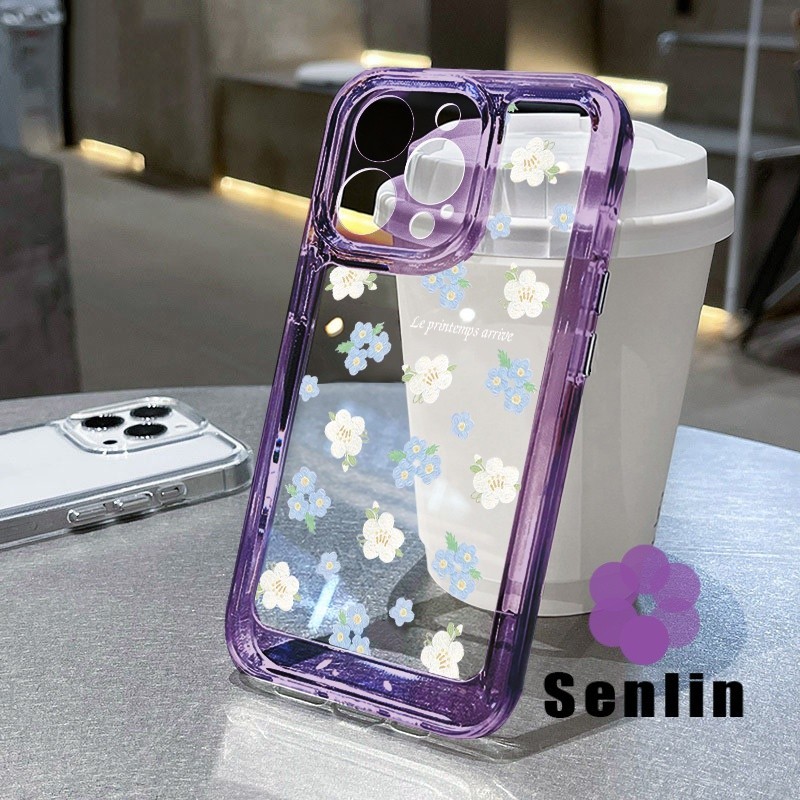 INS ดอกไม้ขนาดเล็กสาว anti crackCase สําหรับ OPPO A5i Pro C65 A3S A9 2020 A5 A16 A31 A8 A52 A72 A92 