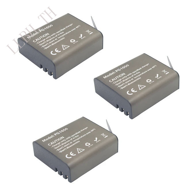 PG1050 3.7V 1050mah Sport Action Camera Battery for EKEN H9 H9R H3 H8PRO SJ4000 SJCAM SJ5000 M10 SJ5