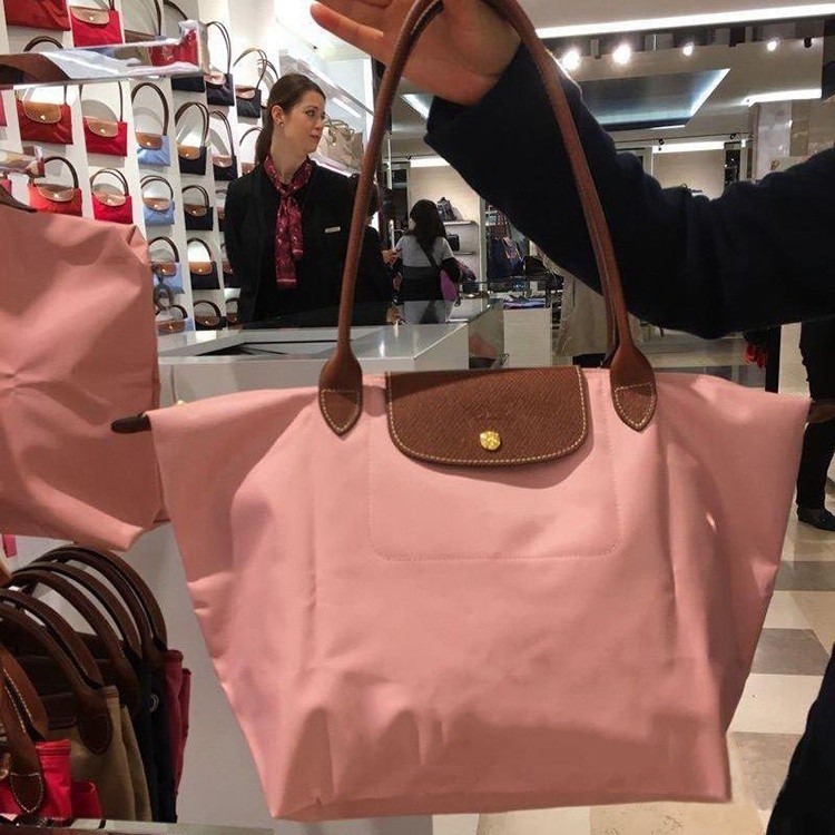 Longchamp Bag neo Le Pliage tote Size L * M สายช ้ อปปิ ้ งพับได ้ ยาว