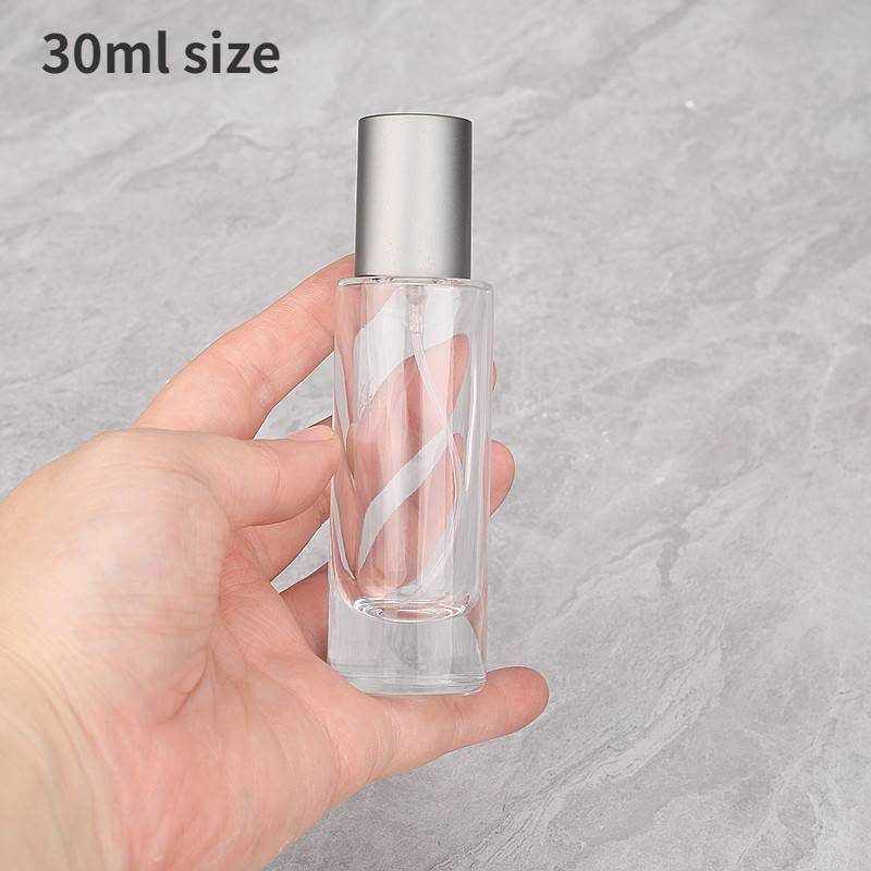 20ml 30ML ขวดสเปรย์ทรงกระบอกน้ําหอม Tansare แก้วที่ว่างเปล่าแบบพกพาขวดตัวอย่างรีฟิล
