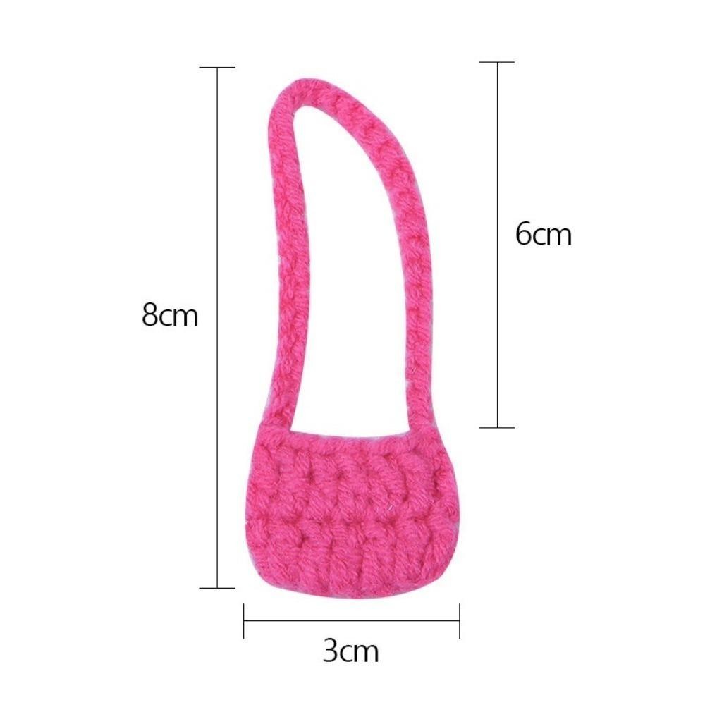 Solighter Labubu Bag, Hand-made เปลี่ยน Labubu Crossbody Bag, Mini เสื้อผ้าจับคู่หลายสไตล์ DIY ตุ๊กตาเสื้อผ้าชุดของเล่นเด็ก