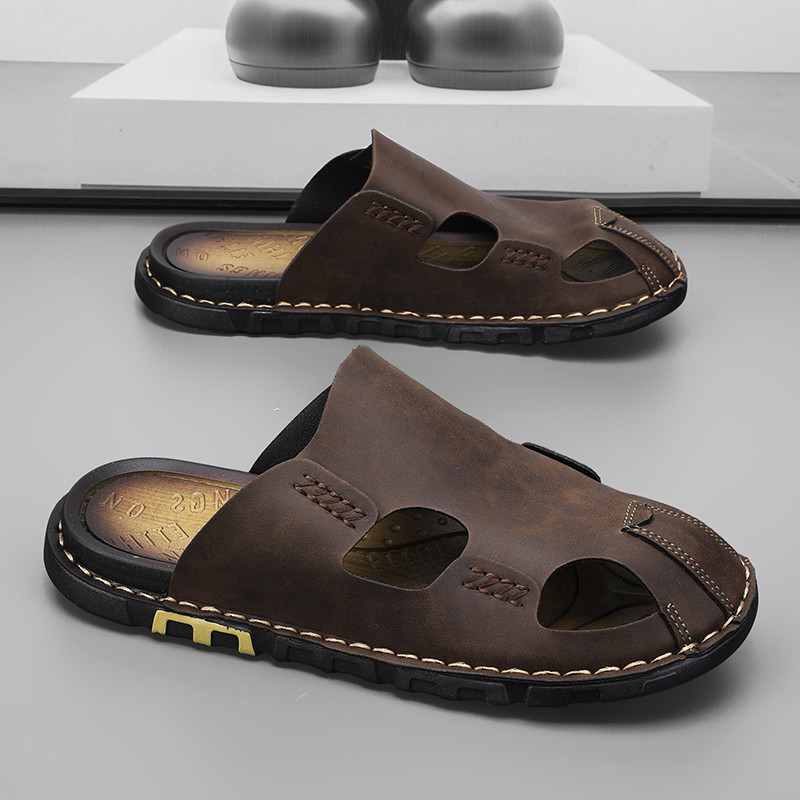 2024 Size39~48 45 46 47 รองเท้าผ้าใบเปิดส้นผู้ชาย