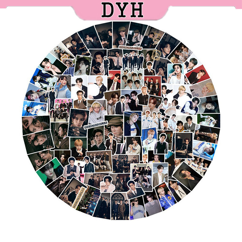 103 ชิ้น/เซ็ต ENHYPEN สติกเกอร์ KPOP MEMORABILIA สติกเกอร์ภาพ DIY ไดอารี่กระเป๋าเดินทางสติกเกอร์